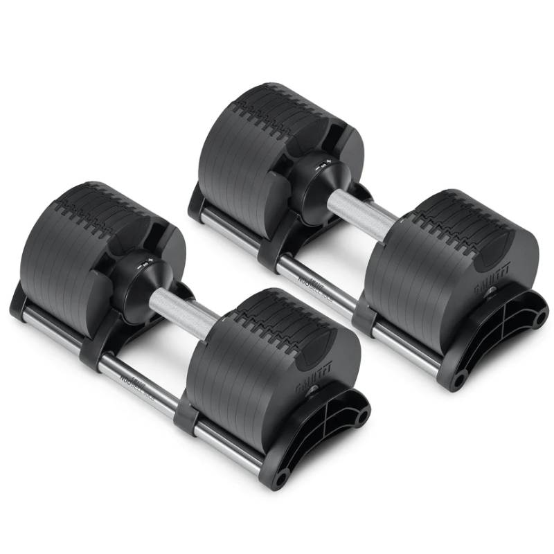 SMRTFT Nüobells - 5-80lb Adjustable Dumbbell Pair - Classic