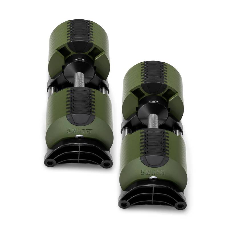 SMRTFT Nüobells - 5-80lb Adjustable Dumbbell Pair - Tactical