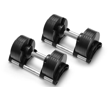 NUOBELL 550 Silver - Adjustable Dumbbell Pair
