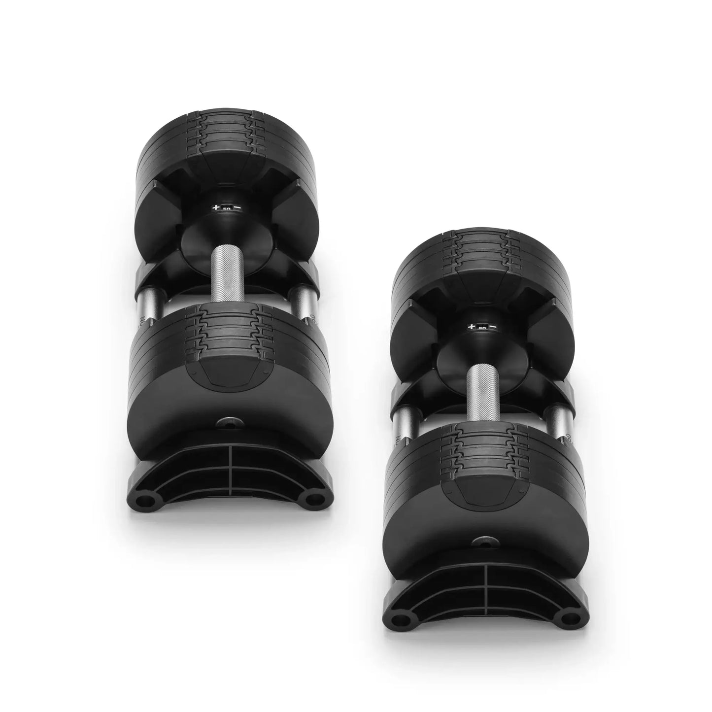NUOBELL 550 Silver - Adjustable Dumbbell Pair