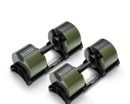 NUOBELL 580 Green - Adjustable Dumbbell Pair
