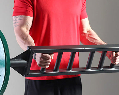 XM FITNESS Black Steel Swiss Bar Straight Strength & Conditioning Canada.