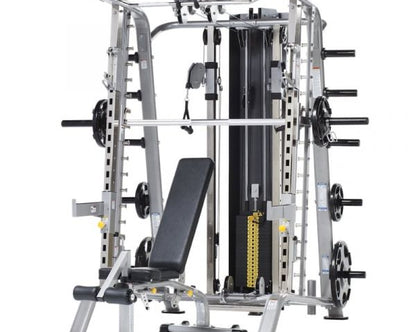 TuffStuff Fitness EVOLUTION SMITH MACHINE / HALF CAGE ENSEMBLE (CSM-725WS) Strength Machines Canada.