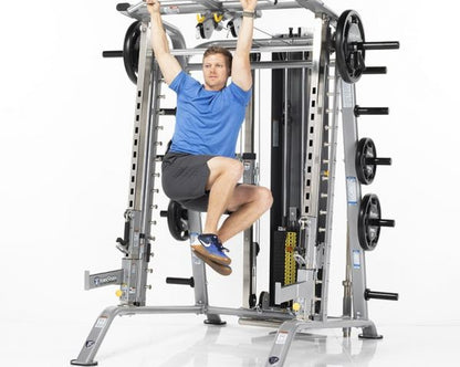 TuffStuff Fitness EVOLUTION SMITH MACHINE / HALF CAGE ENSEMBLE (CSM-725WS) Strength Machines Canada.