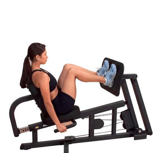 Body-Solid Leg Press Station for G Series Home Gyms Strength Machines Canada.