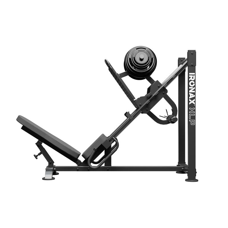 IRONAX XLP LEG PRESS / RUBBER PLATE COMBO Strength Machines Canada.