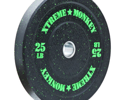 XM FITNESS 25lbs Crumb Rubber Bumper Plate Strength & Conditioning Canada.