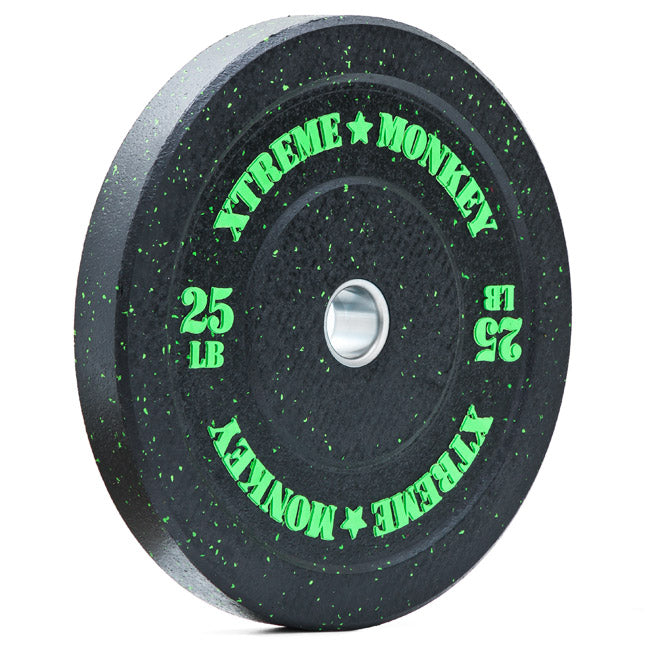 XM FITNESS 25lbs Crumb Rubber Bumper Plate Strength & Conditioning Canada.