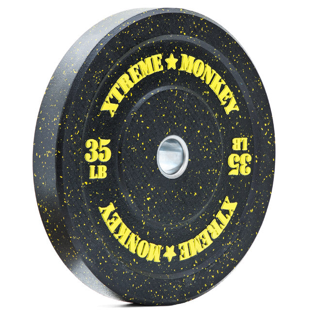 XM FITNESS 35lbs Crumb Rubber Bumper Plate Strength & Conditioning Canada.