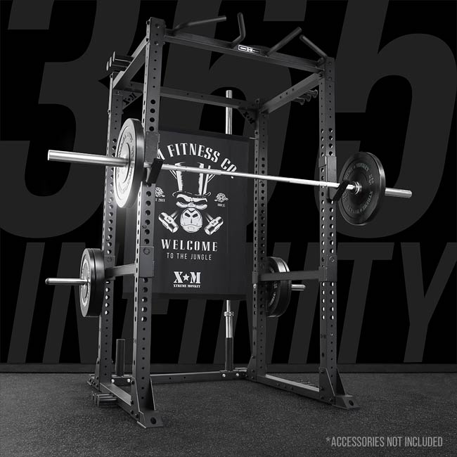 XM FITNESS 365 Infinity XL Power Rack - 8ft Strength Machines Canada.