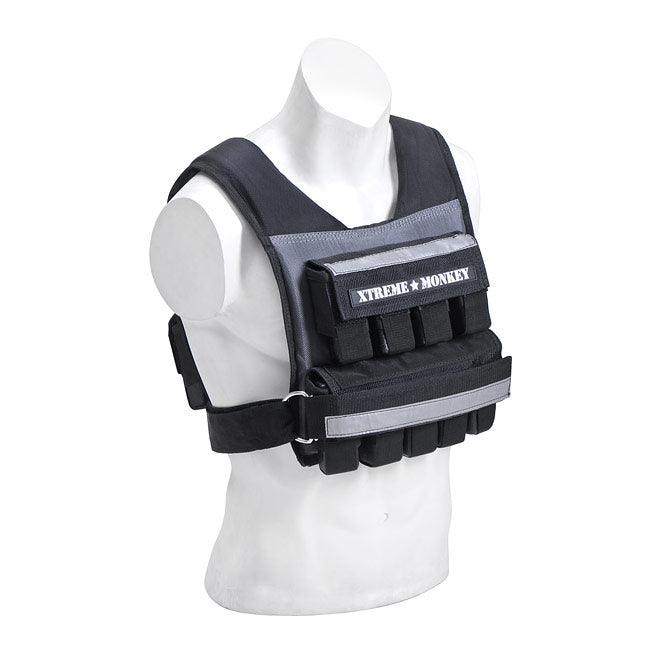 XM FITNESS 45lbs Commercial Weighted Vest Strength & Conditioning Canada.