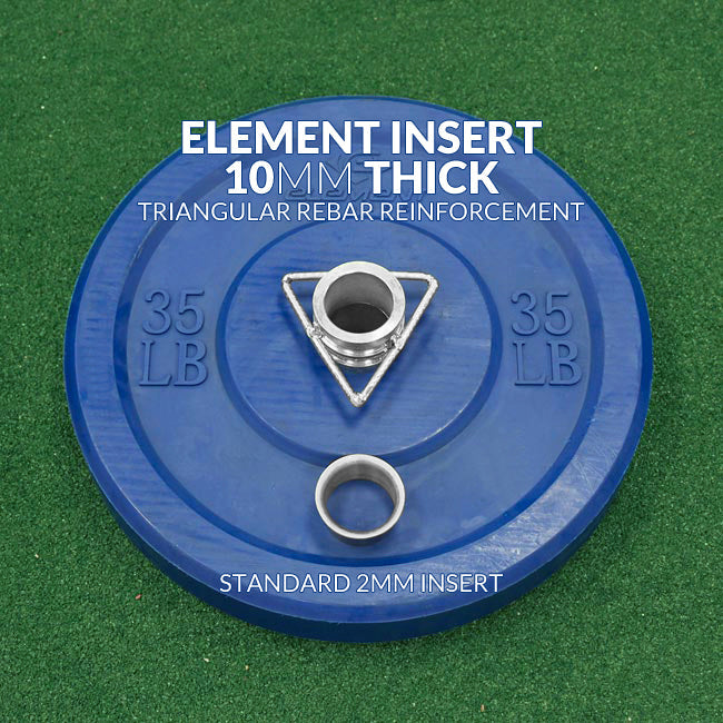 Element Commercial 55lbs Bumper Plate Strength & Conditioning Canada.