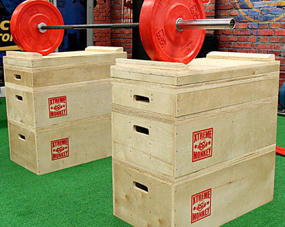 XM FITNESS Wood Jerk Blocks Strength & Conditioning Canada.