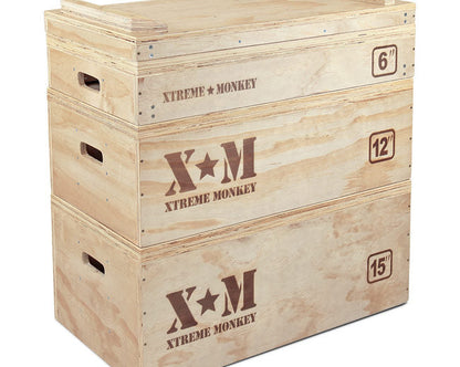 XM FITNESS Wood Jerk Blocks Strength & Conditioning Canada.