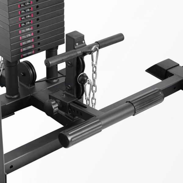 XM Omega Rack with Lat Pull Down Kit Strength Machines Canada.