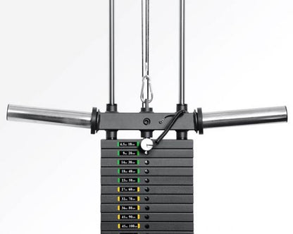 XM Omega Rack with Lat Pull Down Kit Strength Machines Canada.