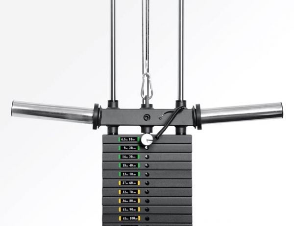 XM Omega Rack with Lat Pull Down Kit Strength Machines Canada.