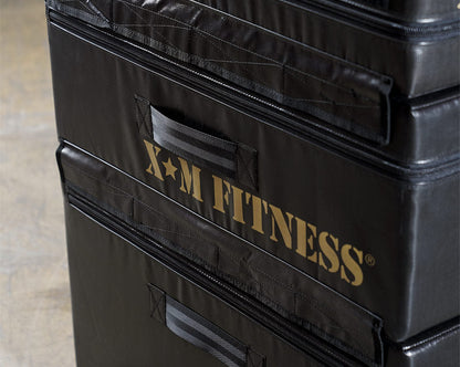 XM FITNESS Soft Plyo Box Set - 6" 12" & 18" Strength & Conditioning Canada.