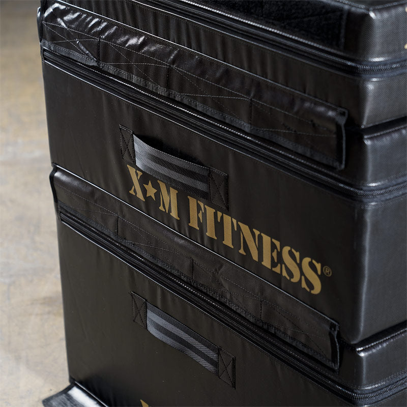 XM FITNESS Soft Plyo Box Set - 6" 12" & 18" Strength & Conditioning Canada.