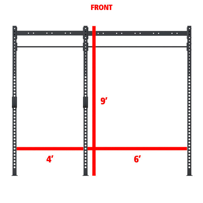 XM Fitness 10-4 Wall Mount Rig V1 Strength Machines Canada.