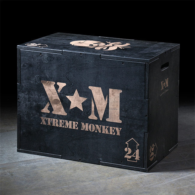 XM FITNESS Limited Edition Wood Plyo Box Strength & Conditioning Canada.