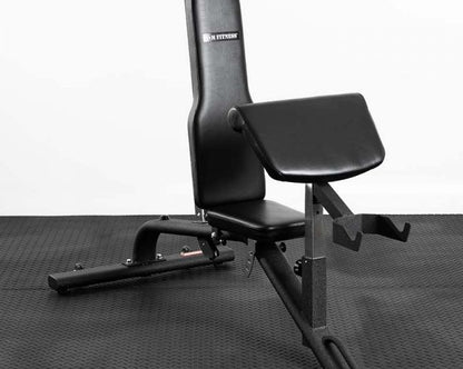 XM Modular FID Bench with Leg/Curl & Preacher Curl Strength Machines Canada.