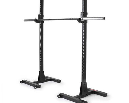 XM FITNESS Commercial H-Base Squat Stands Pair Strength Machines Canada.