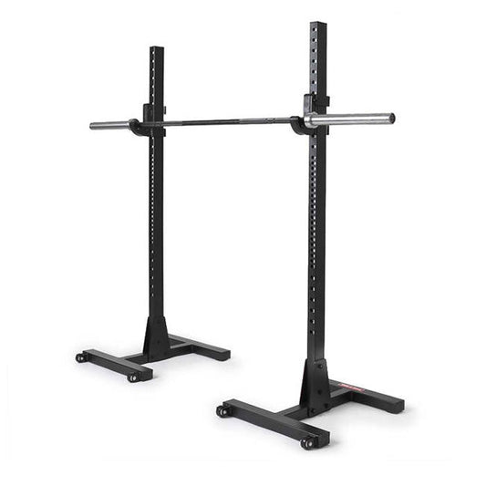 XM FITNESS Commercial H-Base Squat Stands Pair Strength Machines Canada.